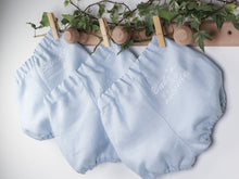 Load image into Gallery viewer, cute linen bloomers for christmas baby outfit